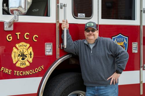 Thorpe traveled the world during his fire safety career but landed back at GTCC leading fire occupational program