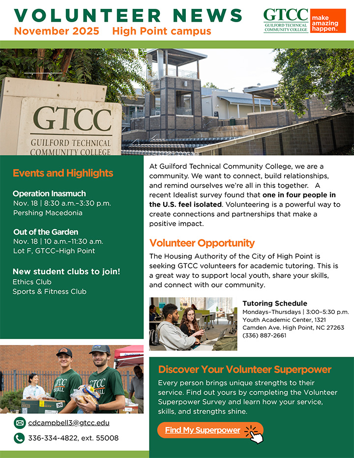 HP Volunteer Newsletter