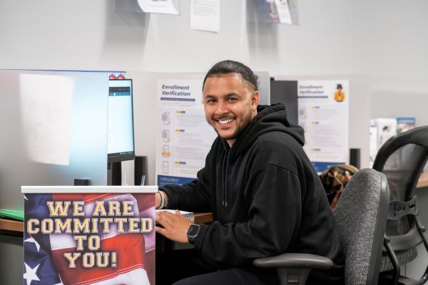 “I used the resource center, all the resources there. If I wasn’t up there to do any work, I was up there chatting with other veterans. It was where I hung between classes,” said Tyler.