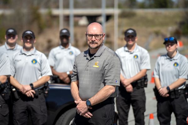 After 30-year law enforcement career, Daryl Loftis returned to GTCC to share his knowledge with future officers