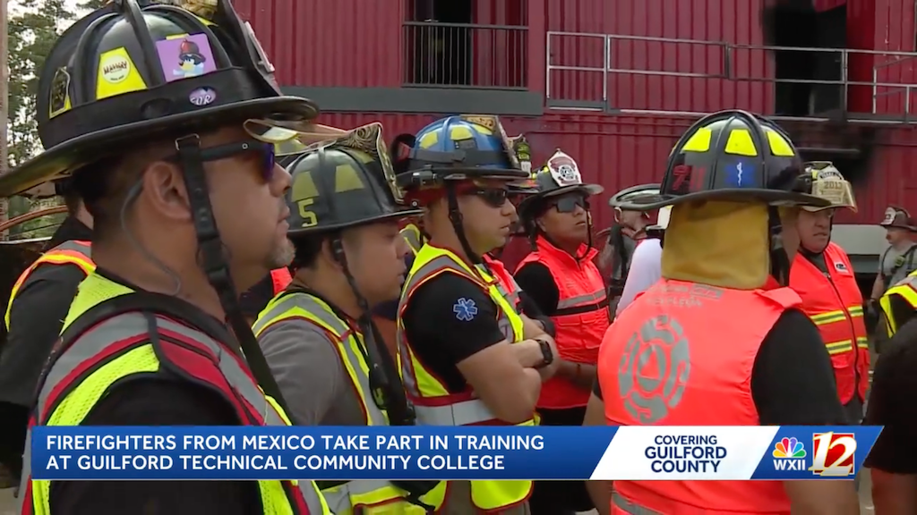 GTCC Hosted Firefighters from Mexico for Specialized Training