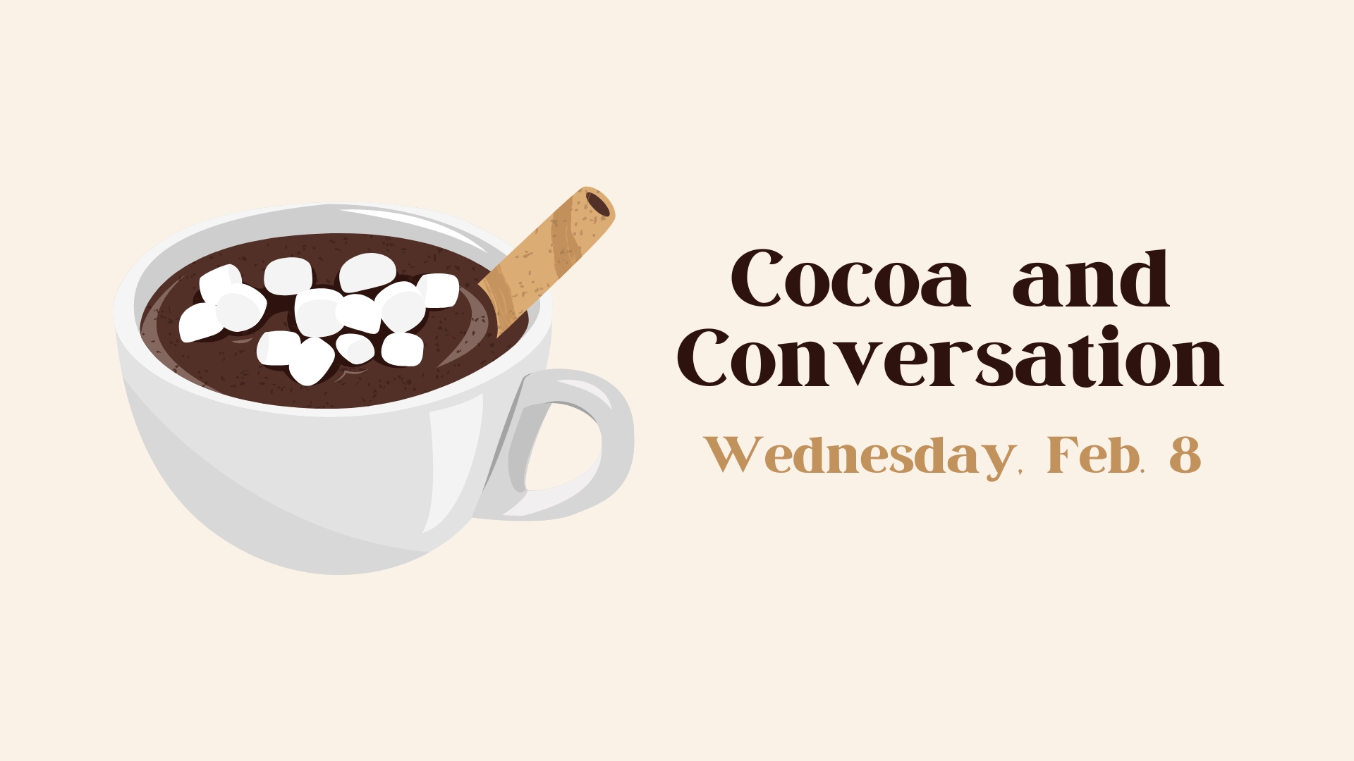 Cocoa and Conversations graphic