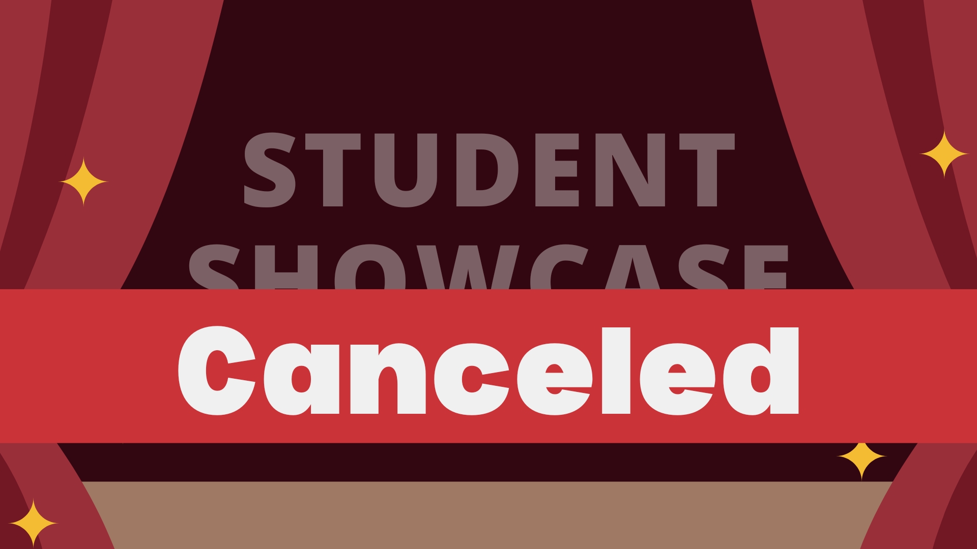 Student Showcase CANCELED graphic