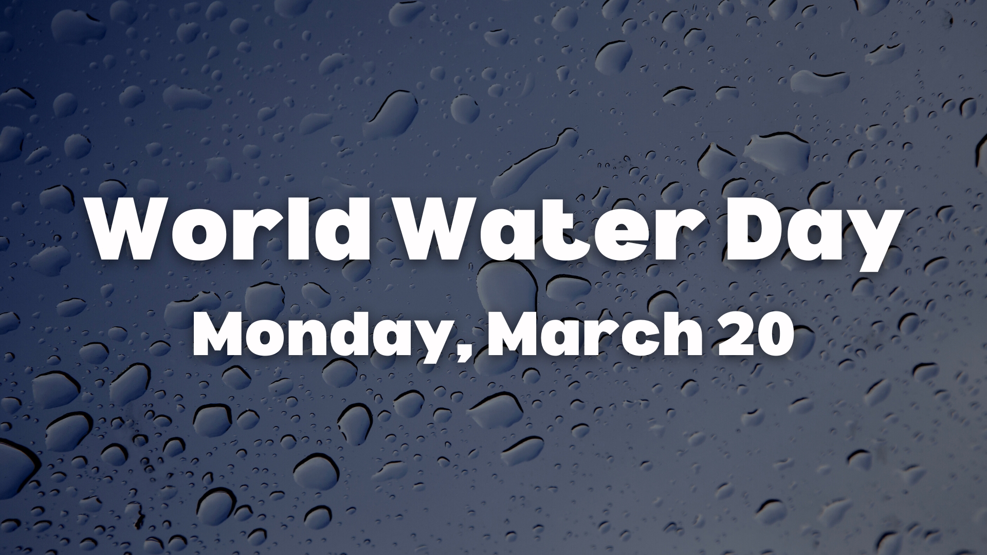 World Water Day graphic