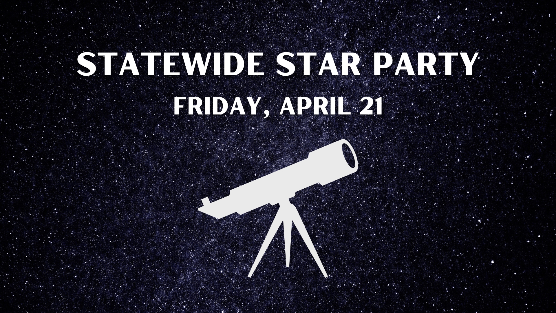 Statewide Star Party graphic