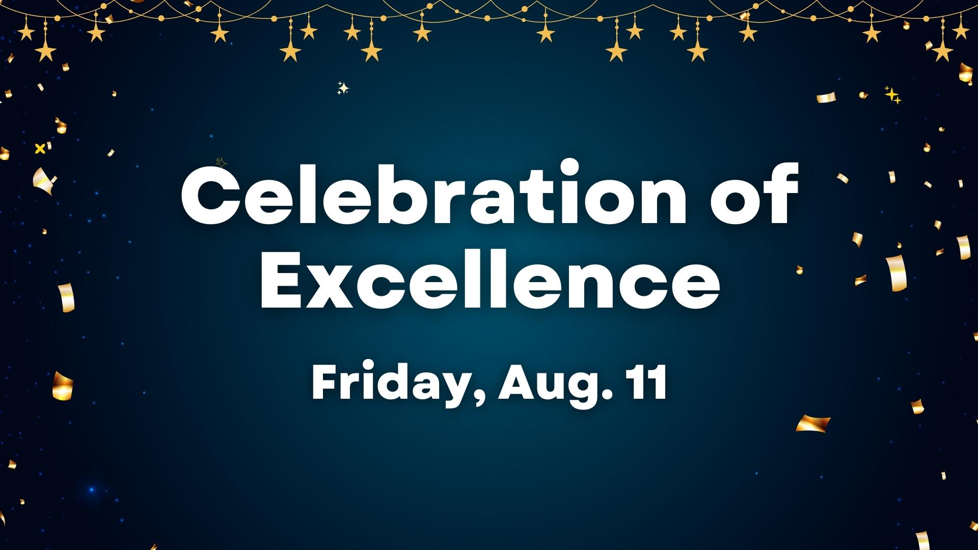 Celebration of Excellence graphic