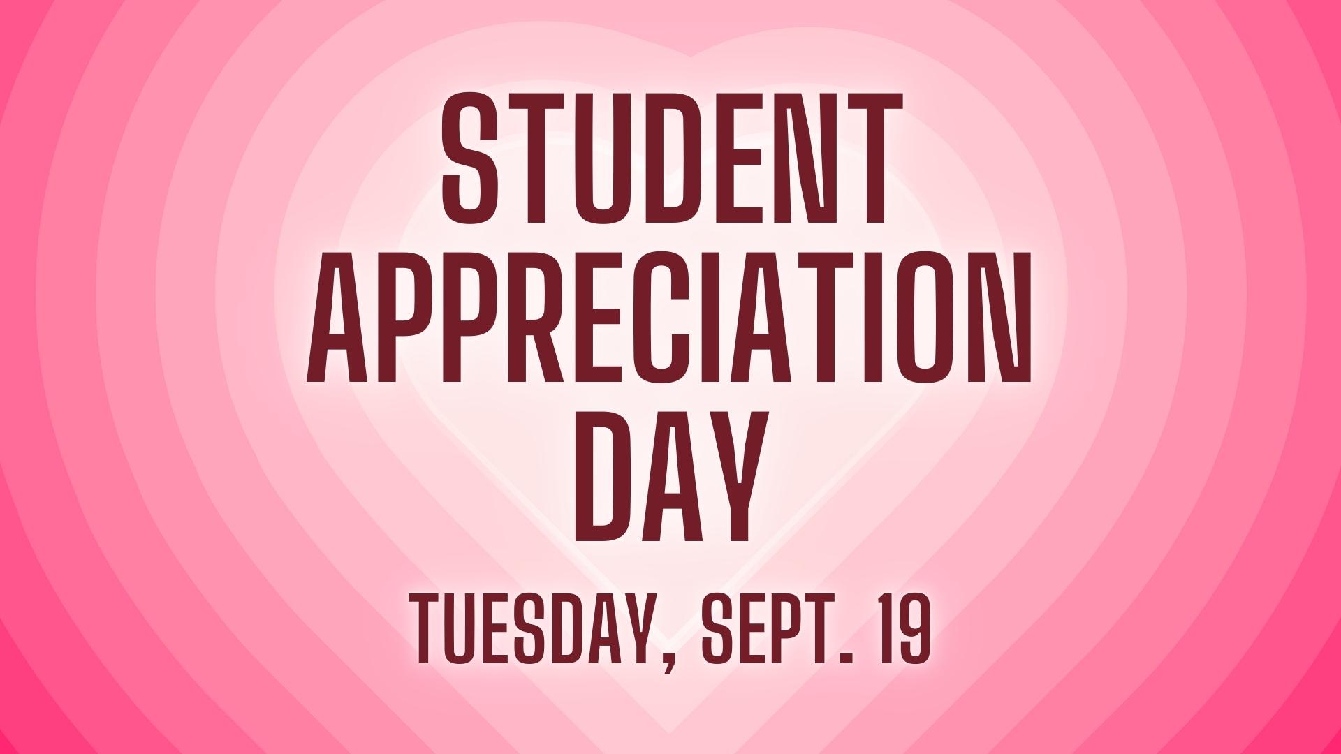 Student Appreciation Day