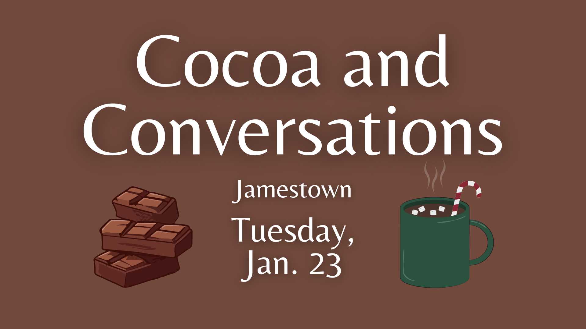 Cocoa and Conversations graphic