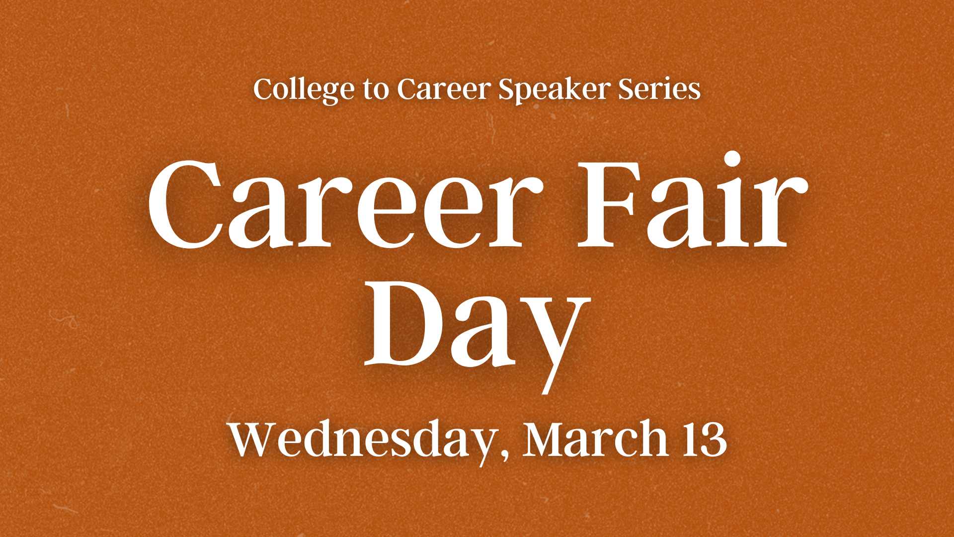 Career Fair Day graphic