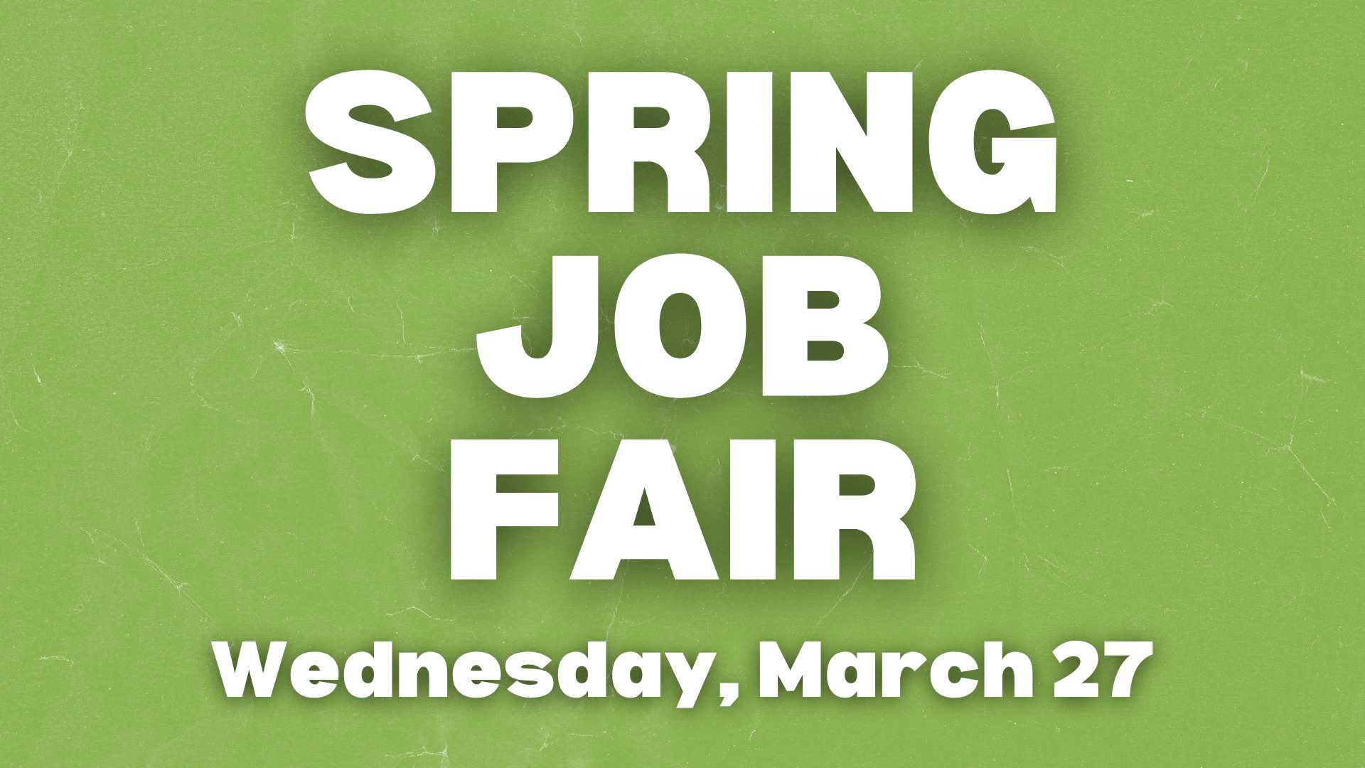 Spring Job Fair