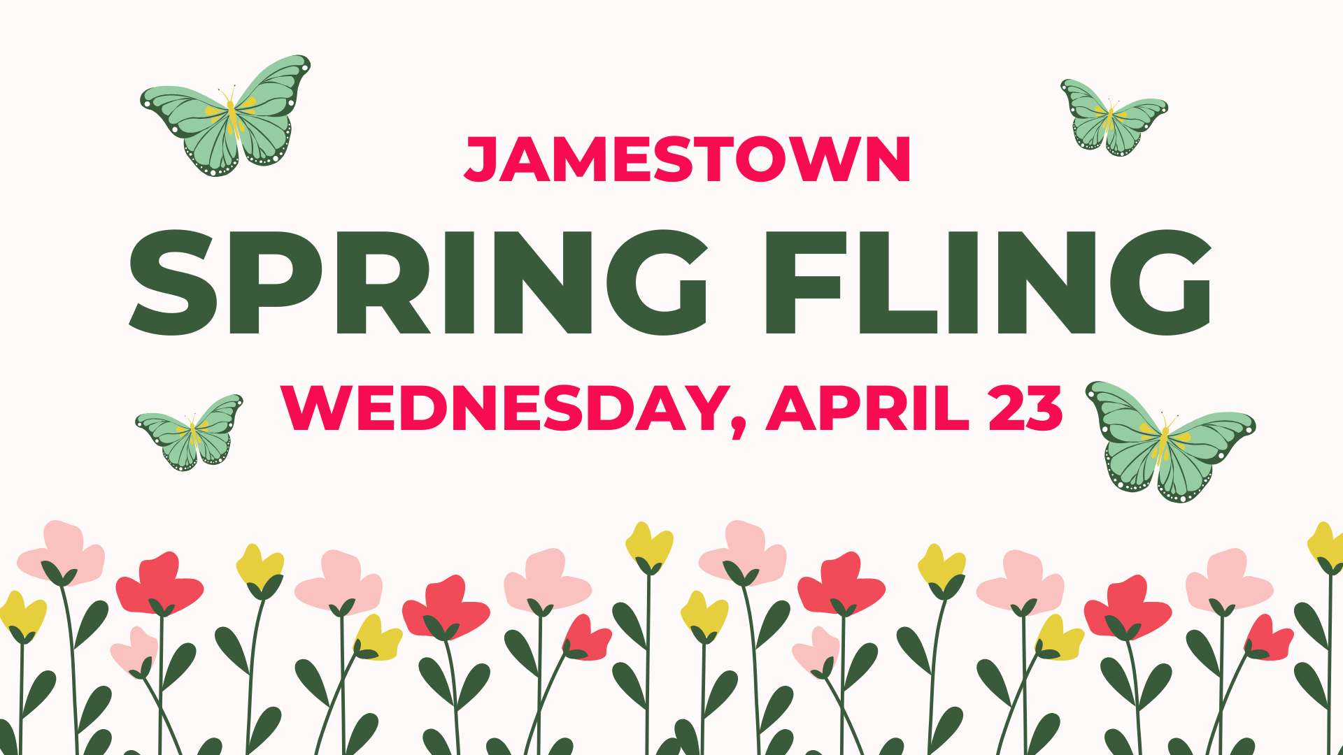 Spring Fling: Jamestown graphic